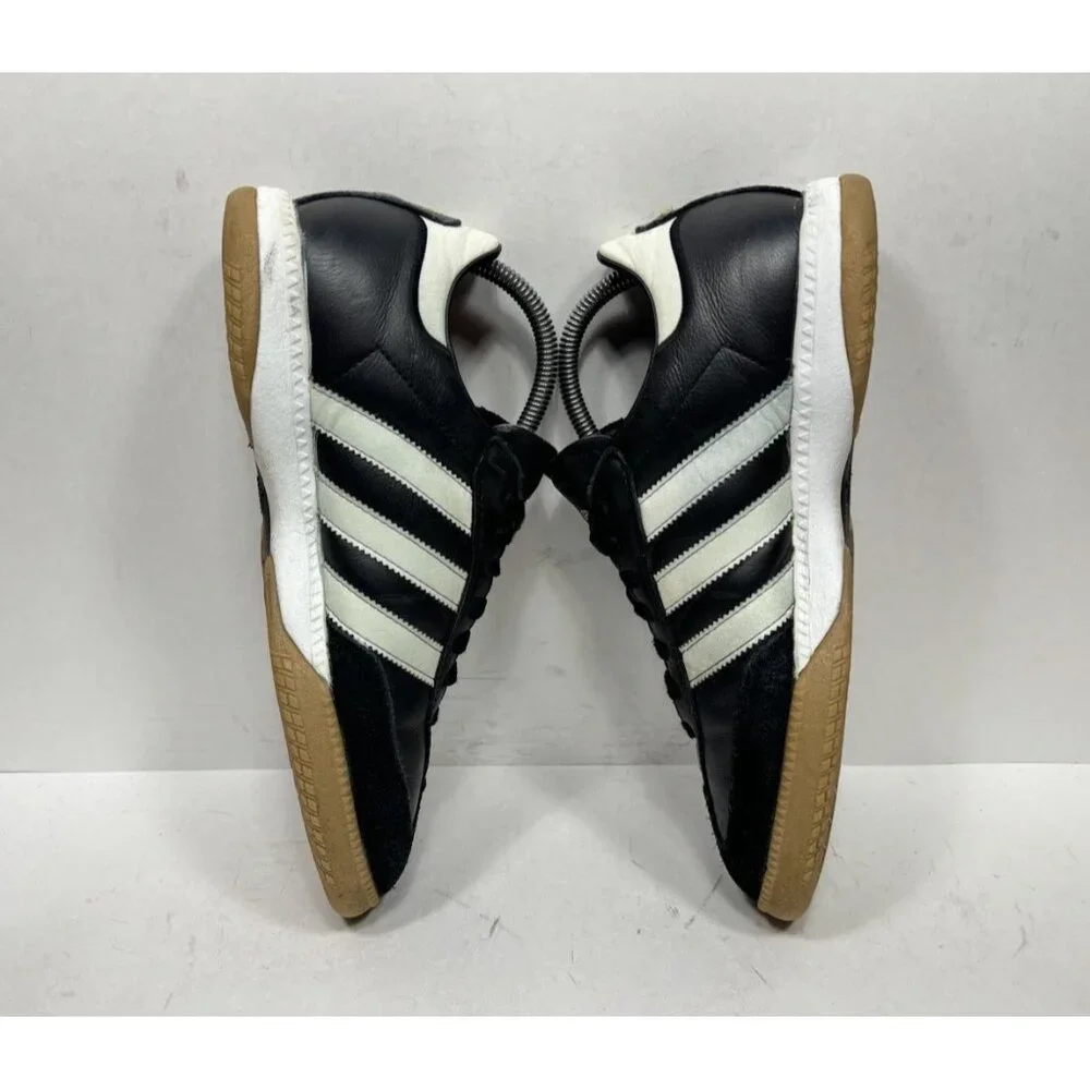 Adidas Samba Millennium Indoor Soccer Shoe Men’s Size 7.5 Black‎ White 088559